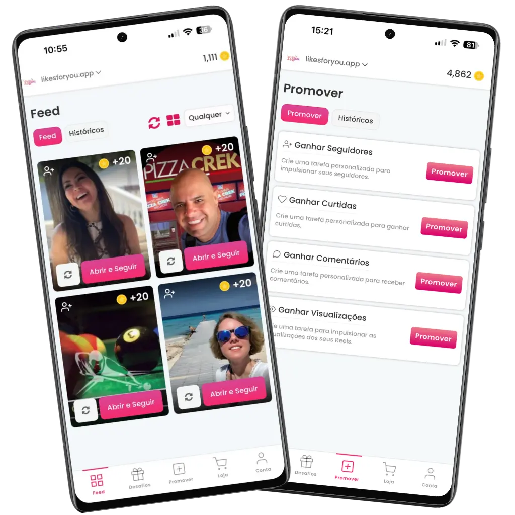 Ganhar seguidores no Instagram